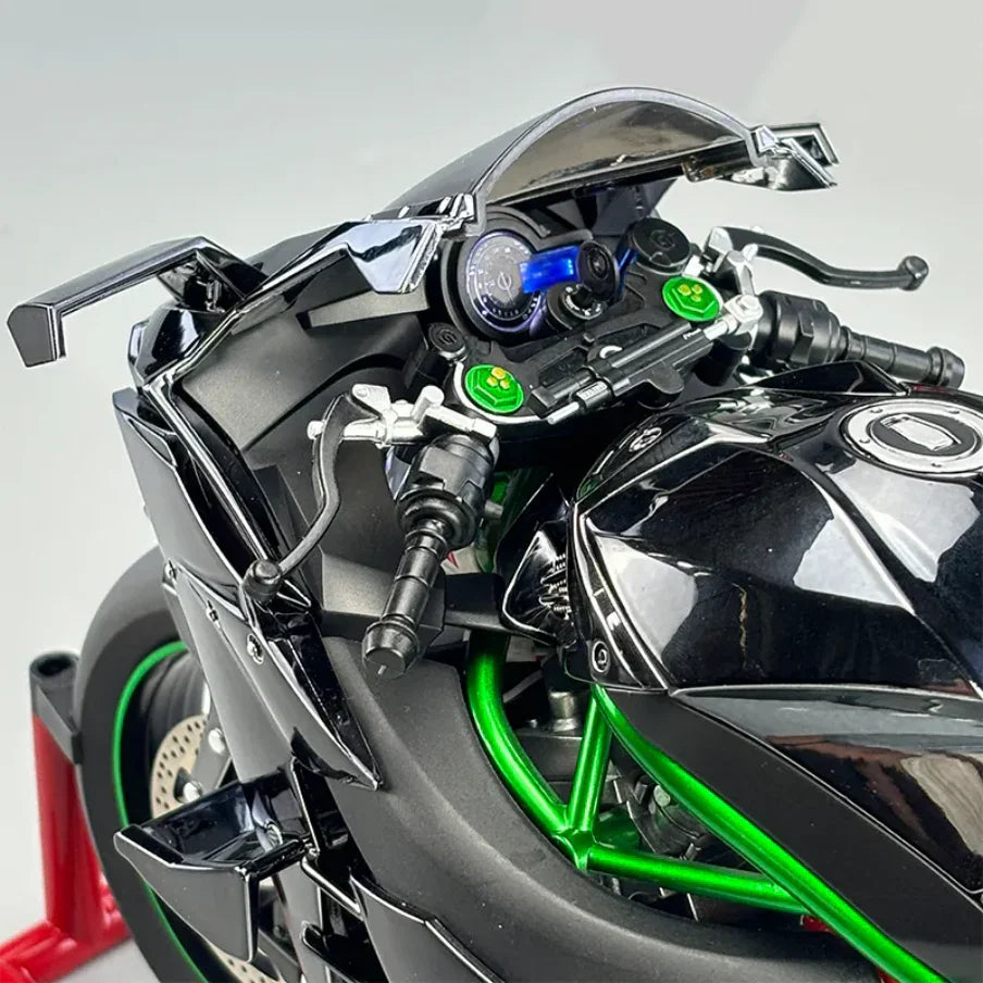 Kawasaki Ninja H2R Smoke 1:6 Diecast Alloy Model Bike