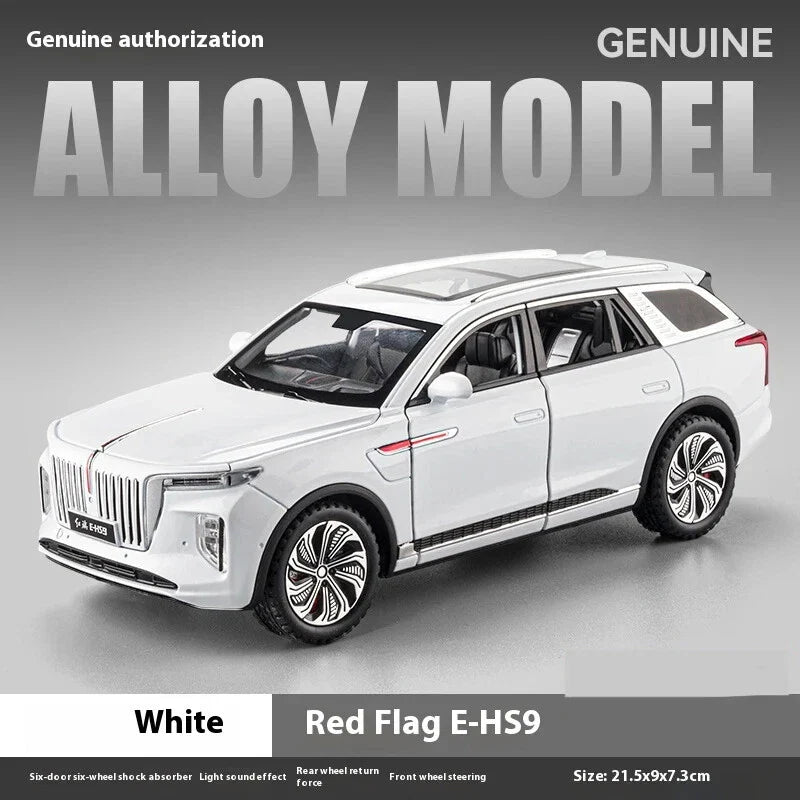 Hongqi E-HS9 luxury SUV 1:24 Diecast Scale Model Car