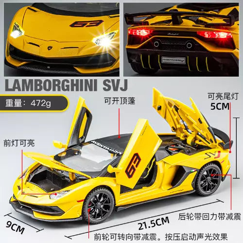 Lamborghini Svj-63 1:24 Diecast Scale Model Car