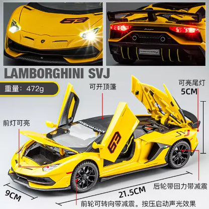 Lamborghini Svj-63 1:24 Diecast Scale Model Car
